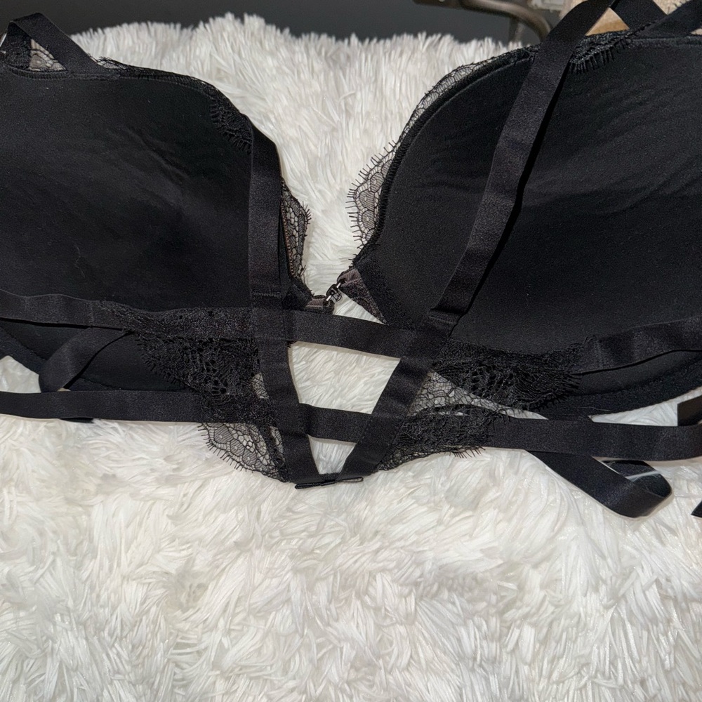 Elegant Black Lace Bra